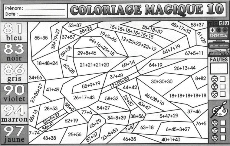 15 Pratique Coloriage Magique Multiplication Ce1 Stock serapportantà Coloriage Magique Ce1 Addition 15 Pratique Coloriage Magique Multiplication Ce1 Stock serapportantà Coloriage Magique Ce1 Addition