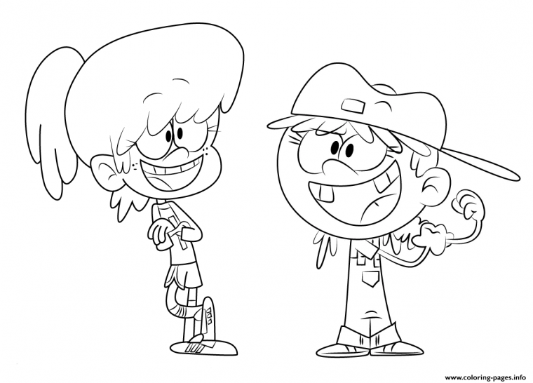 loudhouse coloring pages