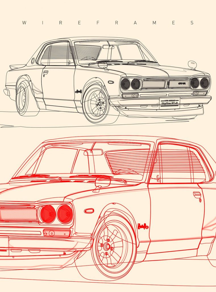 1970 Gt-R – Google Search | Nissan Skyline Gt, Nissan serapportantà Nissan Silvia Dessin