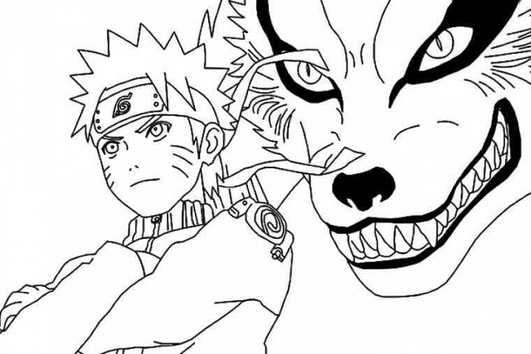 20+ Free Printable Naruto Coloring Pages pour Naruto Shippuden Coloring Page