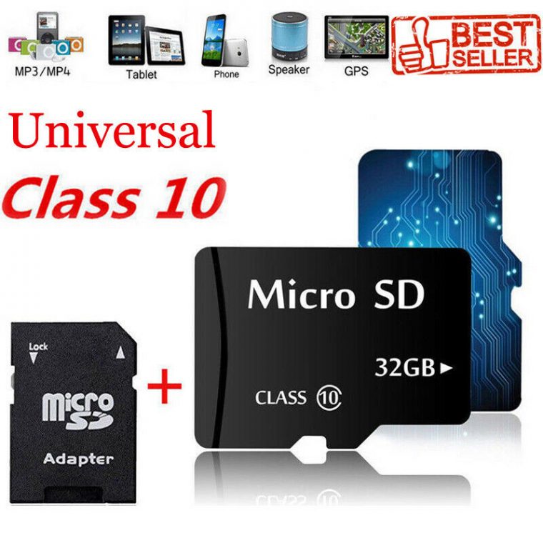 32Gb Memory Micro Sd Speicherkarte Free Adapter Sd Sdhc pour 10 Gebote Memory