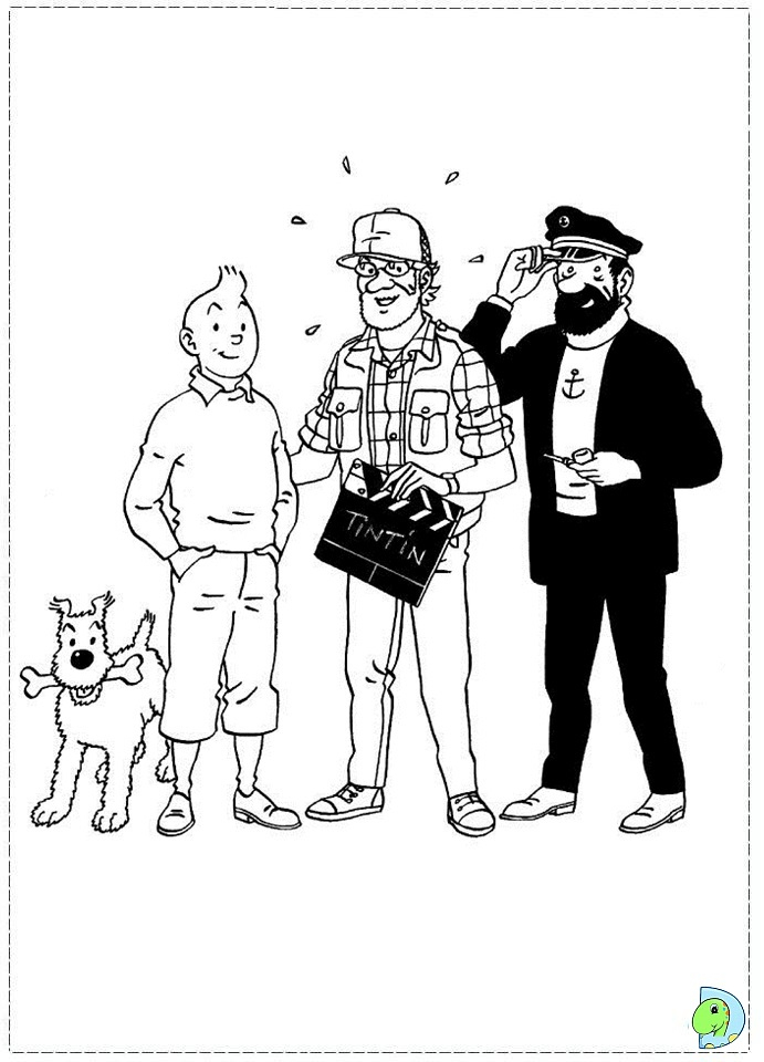 92 Dessins De Coloriage Tintin À Imprimer Sur Laguerche intérieur Dessins Ryu Acolorier