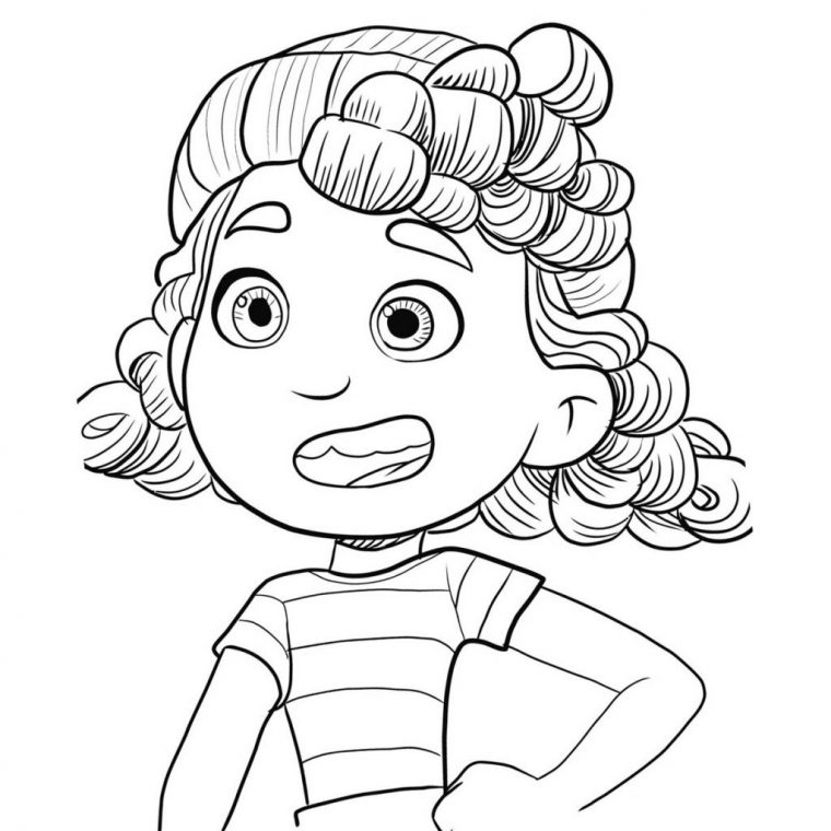 luca coloring page