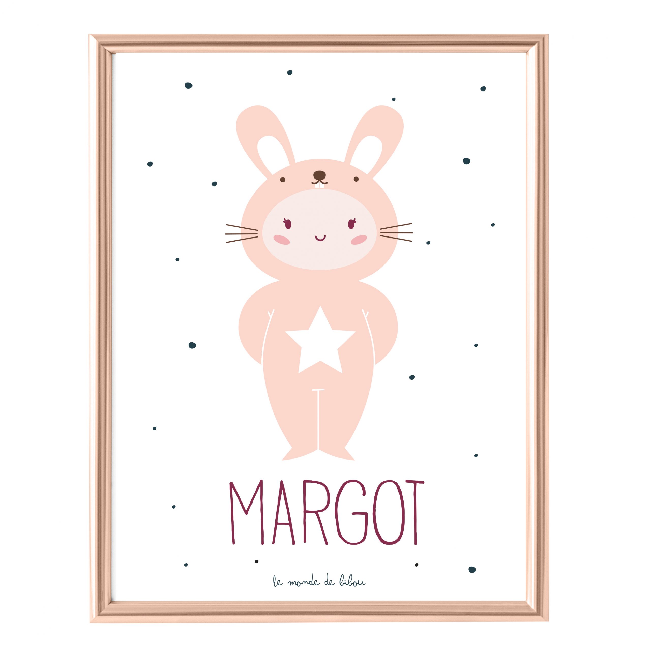 Affiche Prénom Mon Petit Lapin - Le Monde De Bibou avec Mon Petit Lapin Blog