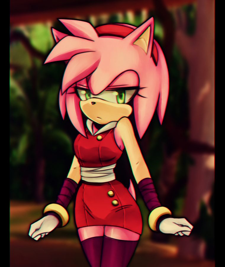 Amy Boom By Ami-Dark | Amy Rose, Amy The Hedgehog, Shadow concernant Neckele Ami De Sonic