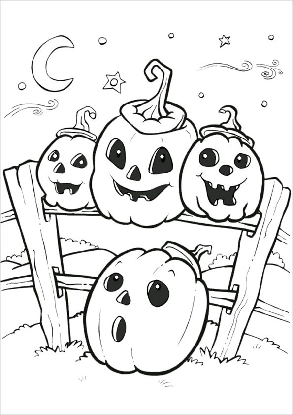 Ausmalbilder Halloween-5 | Ausmalbilder Malvorlagen pour Experimente Faur Kinder Zum Ausdrucken