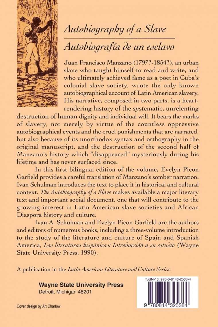 Autobiografia De Un Esclavo Juan Francisco Manzano In encequiconcerne Ceeol – Article Detail C