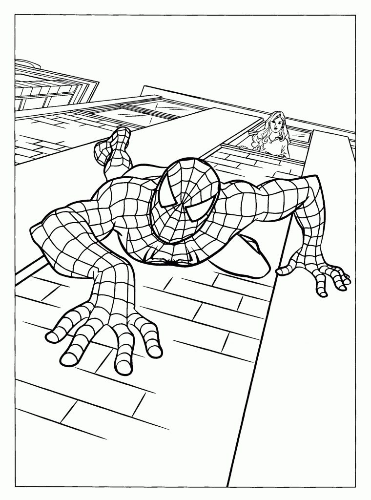 Awesome Black Spiderman Coloring Pages Special Picture à Black Spiderman Coloring Pages