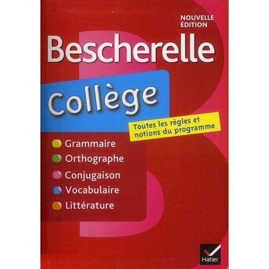 Bescherelle Collège – Cdiscount Librairie intérieur Bescherelle Moudte