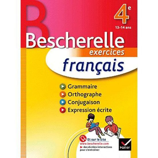 Bescherelle Français 4E - Cdiscount Librairie avec Bescherelle Moudte