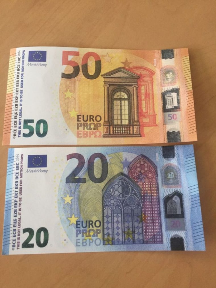 Billets Factices Euros Imprimer : Billet De 20 Euros intérieur Imprimer Billet Euros Pour Jouer