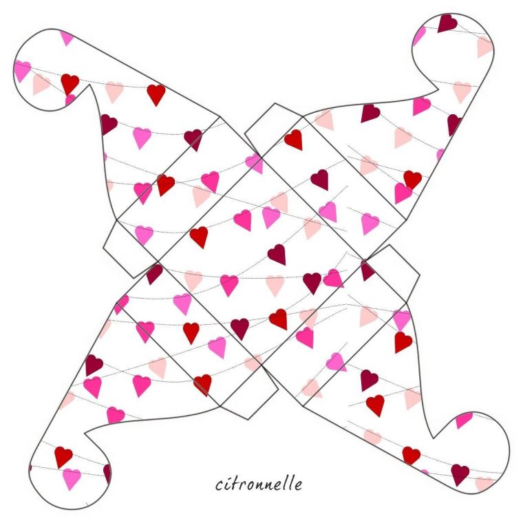 Boite A Dragees Ou Autres Presents – Page 3 encequiconcerne Patrons En Papier Image