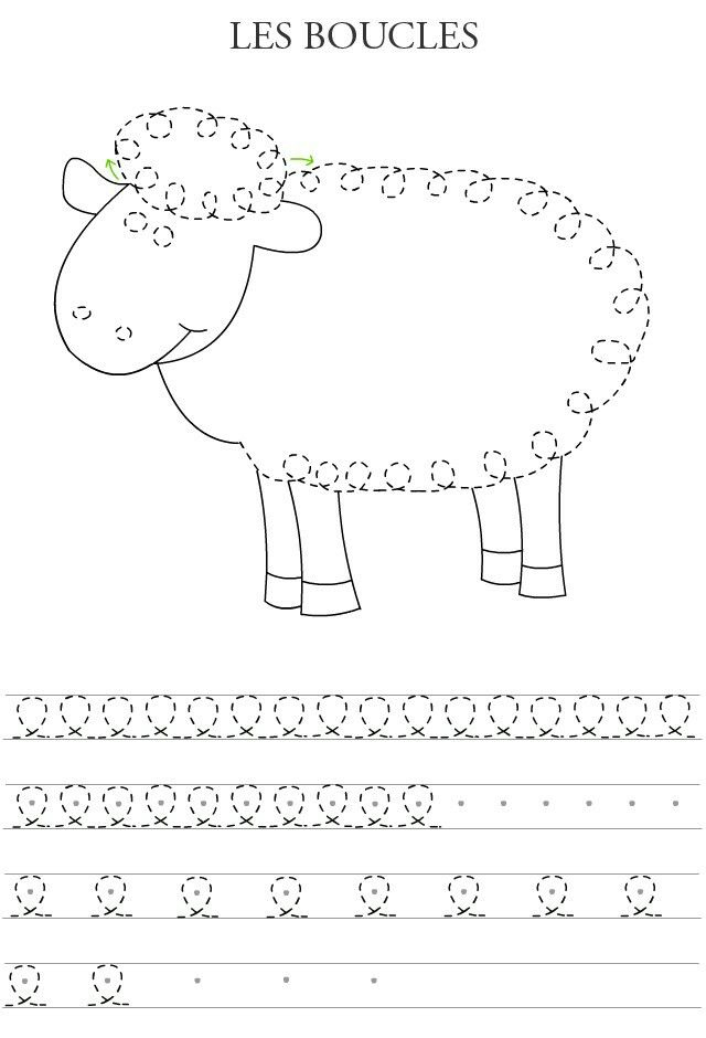 Boucle De Mouton | Dessins En Pointillés, Graphismes avec Coloriaga Boucles Gs