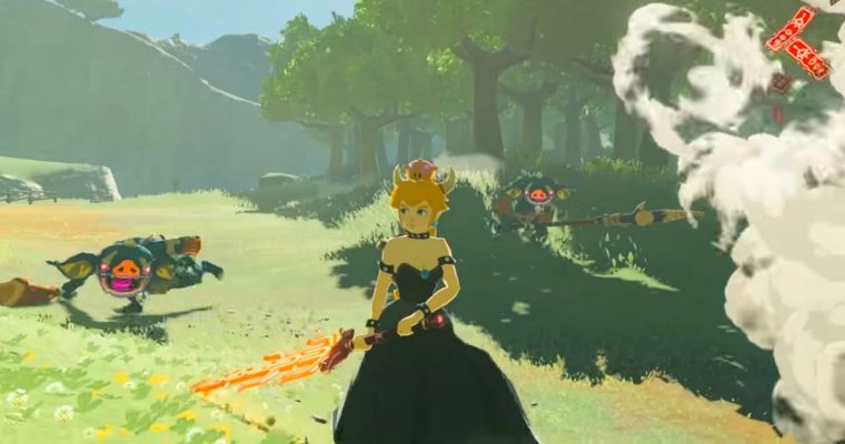 Bowsette Takes Over Zelda: Breath Of The Wild | Thegamer concernant Coloriage A Imprimer Zelda Breath Of The Wild