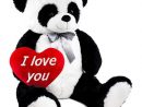 Brubaker Peluche Géante Xxl - Panda Nounours - 100 Cm concernant Nounours Love You
