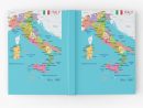 Carnet Cartonné « Carte De L'Italie Avec Les Régions Et serapportantà Carte Italie Vierge Avec Les Regions