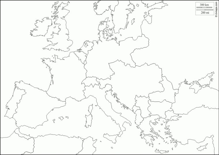 Carte De L Europe Vierge À Imprimer – Primanyc serapportantà Carte De L'Allemagne Vierge Carte De L Europe Vierge À Imprimer – Primanyc serapportantà Carte De L'Allemagne Vierge