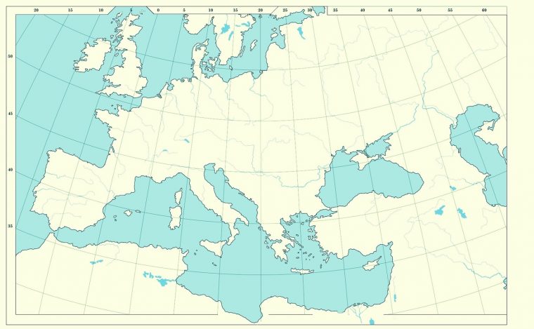 Carte Europe De L'Ouest Vierge - Cartes-Du-Monde encequiconcerne Carte Vierge Europe