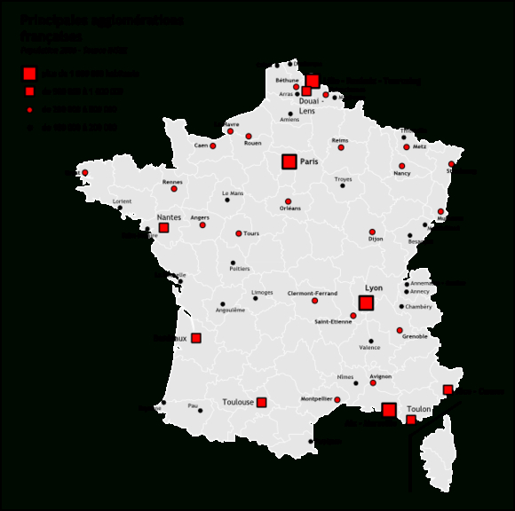 Carte France Villes Importantes | My Blog pour France Grande Bretagneretagne Avec Capitales