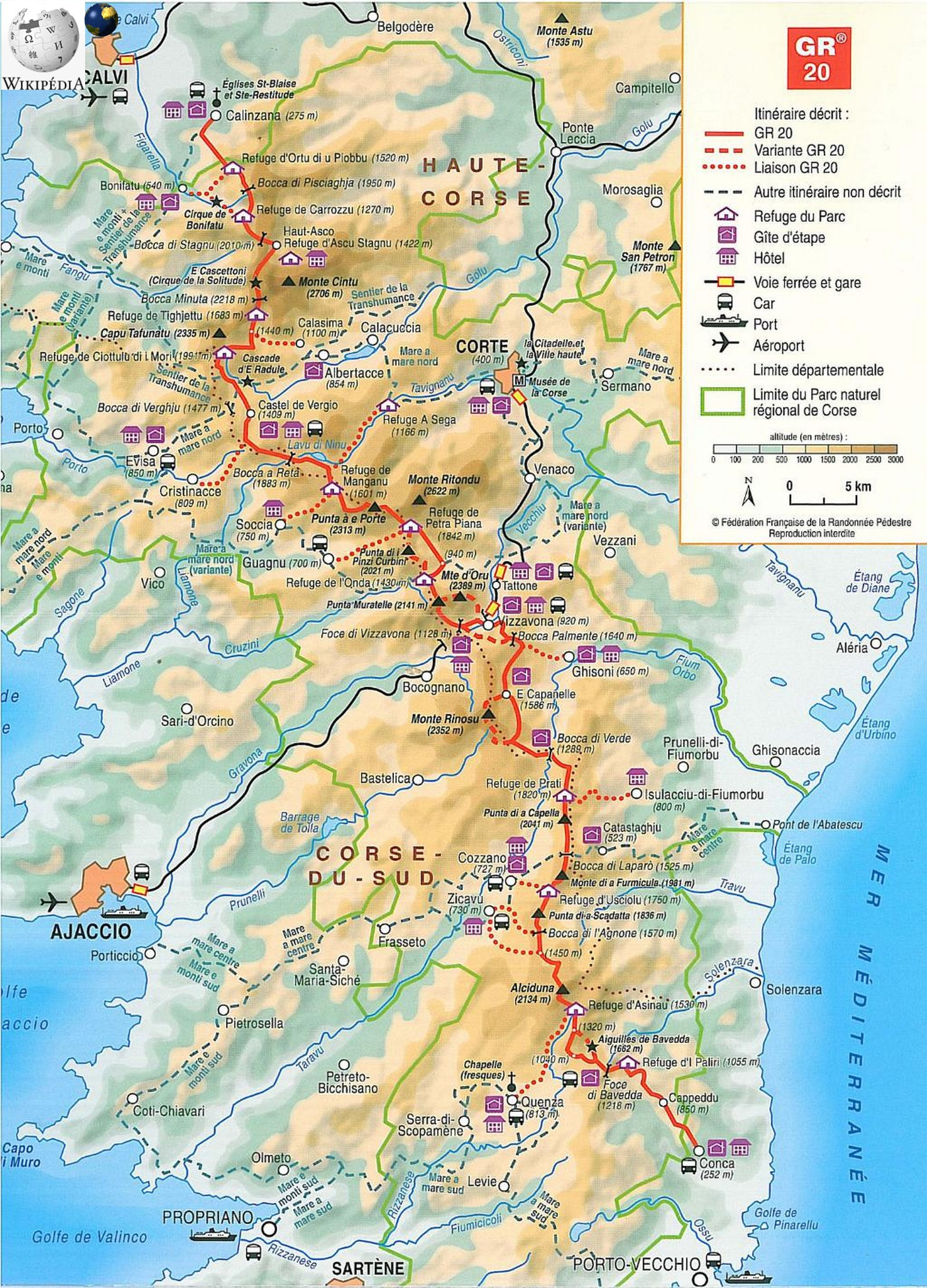 Cartograf.fr : Les Régions De France : La Corse : Page 2 concernant La Carte De La Corse Entierement Detaillee