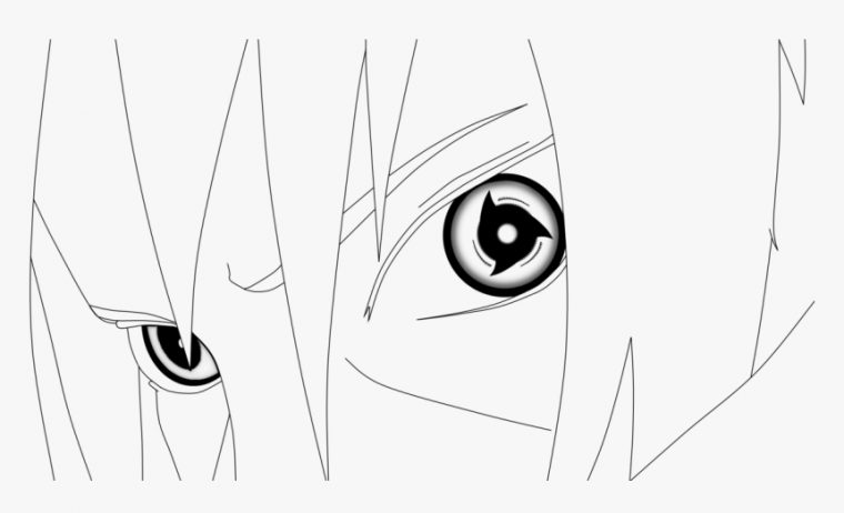Cartoon , Png Download – Coloring Page Naruto Itachi avec Coloriage Kakashi Sharingan