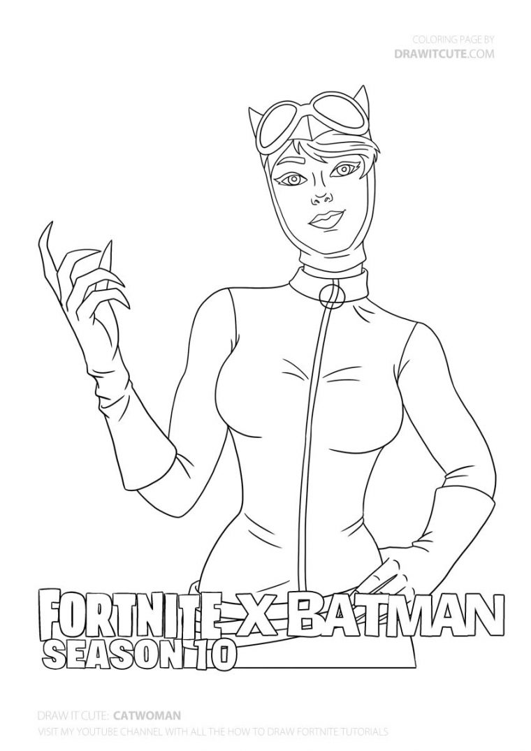 Cat Woman Coloring Pages – Coloring Home pour Coloring Pages Catwoman