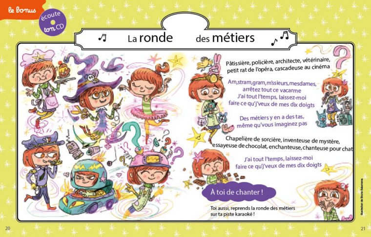 Chanson : La Ronde Des Métiers – Milan Presse dedans Ronde Chanter Maternelle Sur Les Fruits