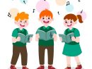 Chorale D'Enfants Chantant Le Style De Dessin Animé à Les Meilleur Style D'Enfant De 3Ans