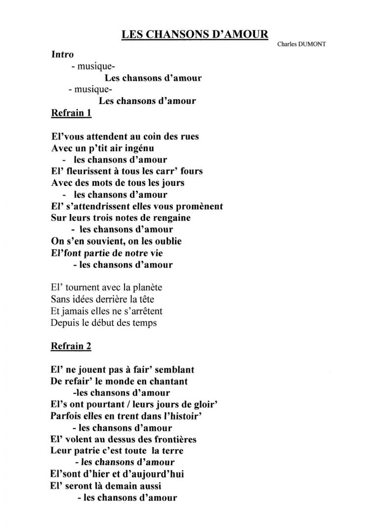 Chorale Rayon De Soleil: Paroles Des Chansons pour Cds Francaise Avec Les Paroles Imprimer