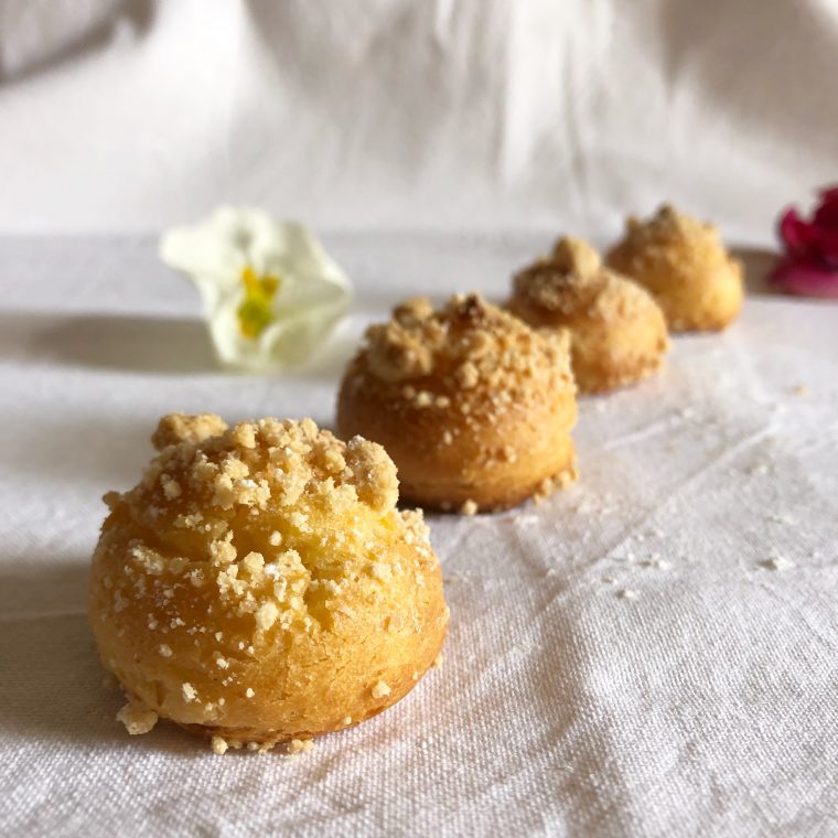 Choux À La Crème Diplomate Noisette – Le Tablier Du Sud encequiconcerne Roule Japonais Thermomix