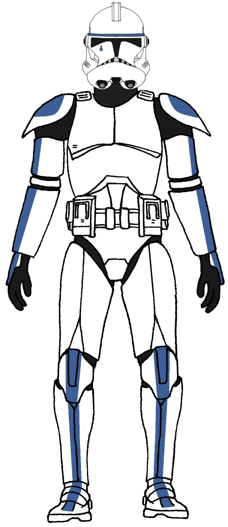 Clone Trooper 501St Legion Tup 1 | Star Wars Clone Wars destiné Clone Lego Dessin Cabidesne