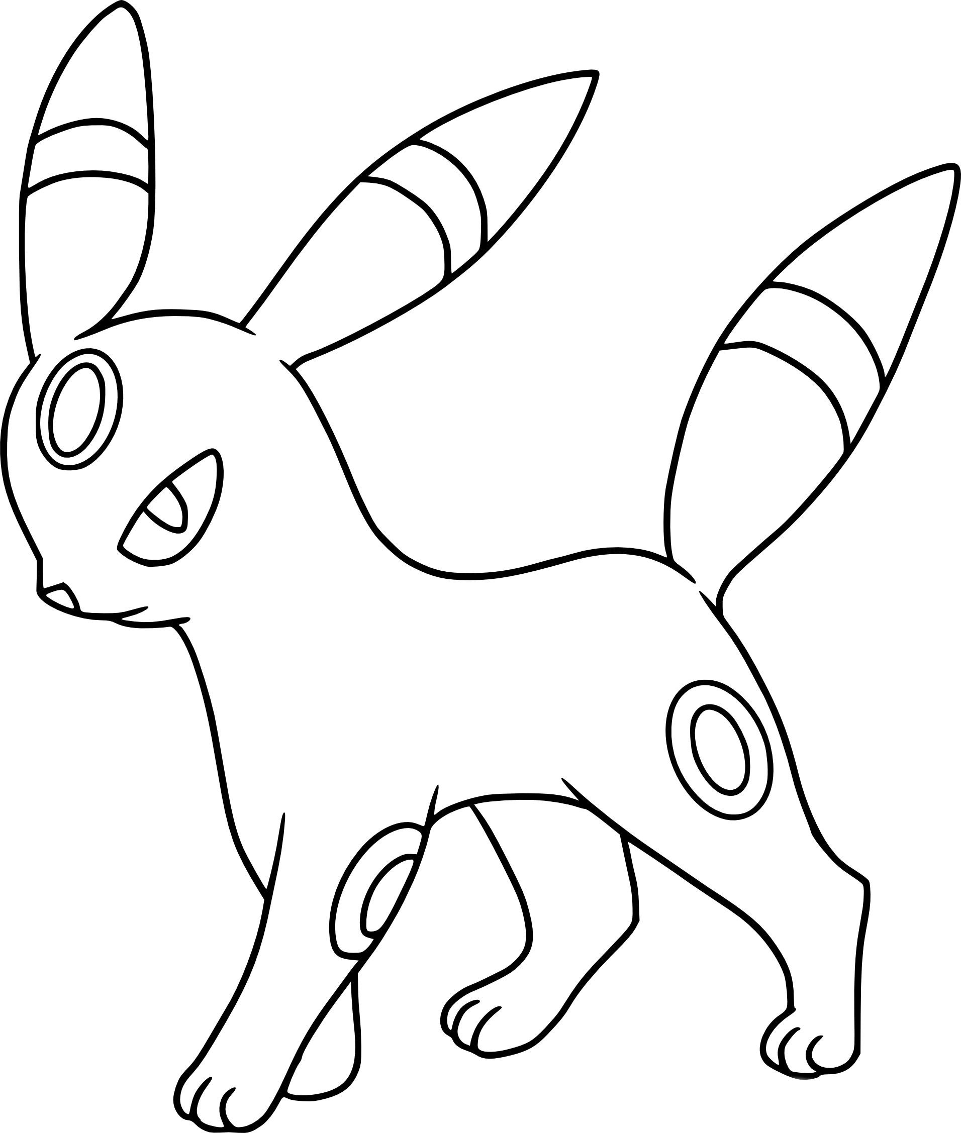 Coloriage A Imprimer Pokemon Noctali - Coloriage Imprimer encequiconcerne Pokemon Dessin A Imprimer Gratuit