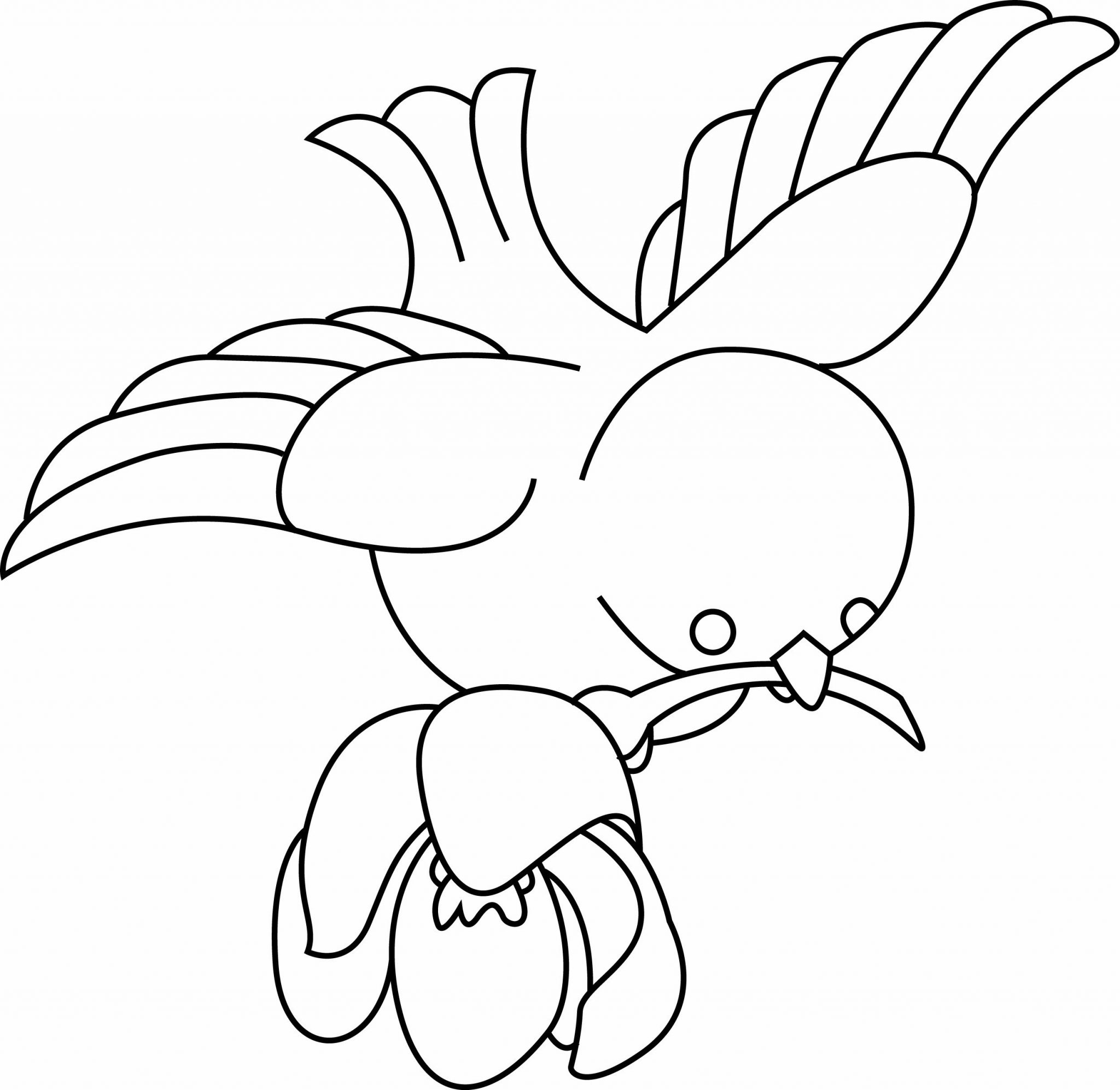 Coloriage - Animaux : Oiseau 07 - 10 Doigts concernant Coloriage Et