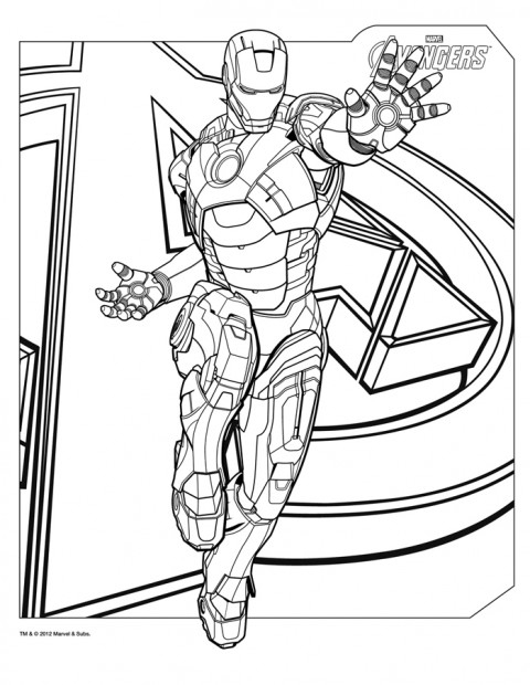 Coloriage Avengers À Imprimer Gratuitement dedans Masque A Colorier Avanger