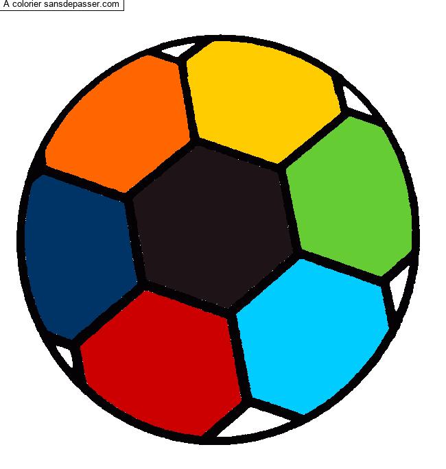 Coloriage Ballon De Foot – Sans Dépasser tout Coloriage Ballon De Foot