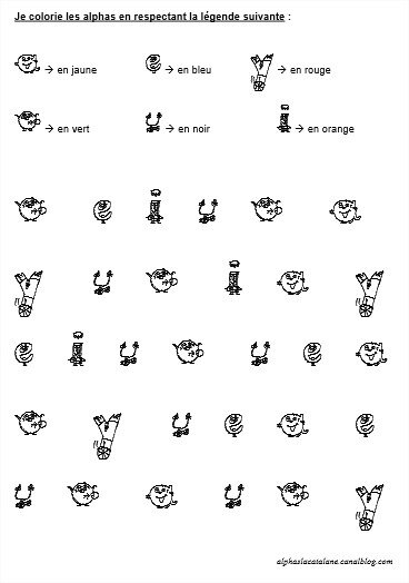 Coloriage Code Alphas avec Coloriage Des Alphas En Ligne
