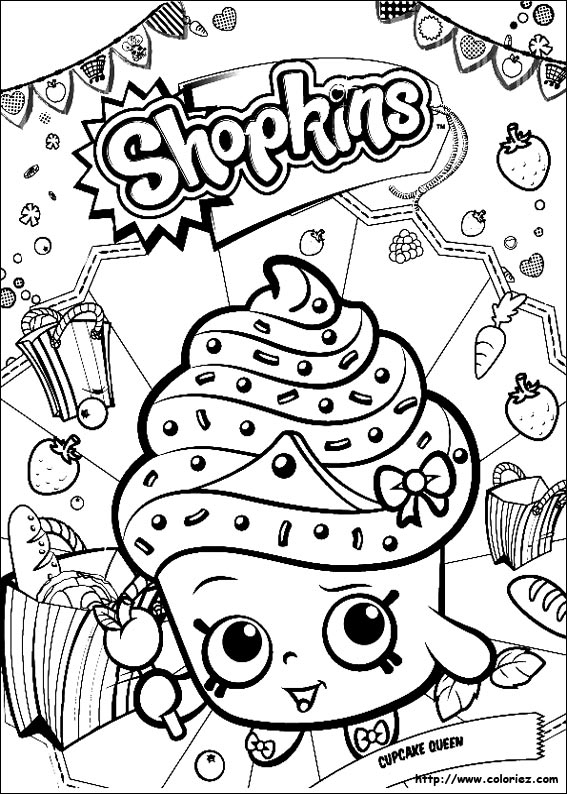 Coloriage - Cupcake Queen concernant Dessin De Cupcake A Imprimer