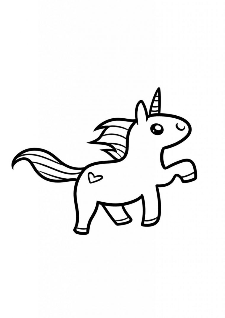 Coloriage De Licorne À Imprimer Gratuitement | Moncoloriage.fr avec Dessin Imprimer Licorne
