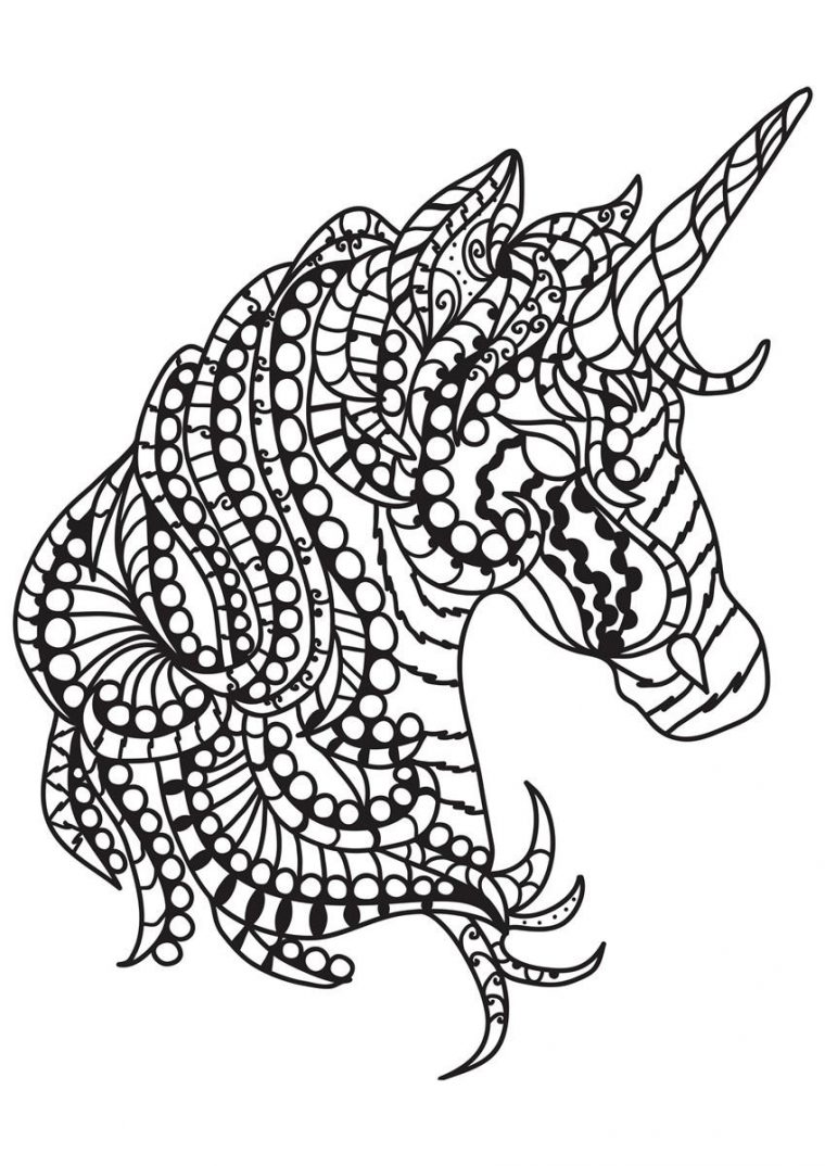 Coloriage Licorne – Coloriages Gratuits À Imprimer à Dessin A Colorier Licorne