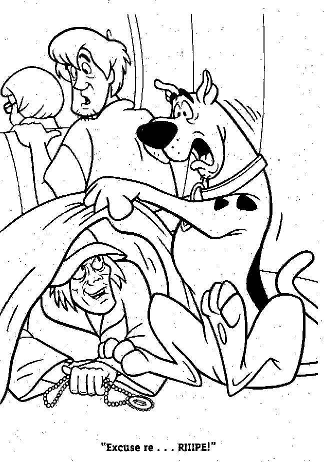 Coloriage Magique Scooby Doo Dessin Gratuit À Imprimer tout Sia-Doo A Inprimer Coloriage