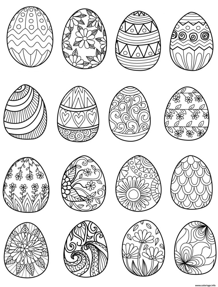 Coloriage Oeufs De Paques Pour Adulte 2 Par Bimdeedee à Labyrinth Deefficile De Paques