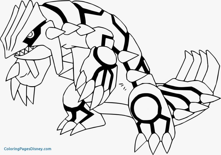 Coloriage Pokemon Primo Groudon A Imprimer – Coloriage pour Dessin Pokemon A Imprimer Gratuit