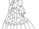 Coloriage Princesse Avec Robe - Coloriages Gratuits À destiné Coloriage Des Vaisseaux D' Albator