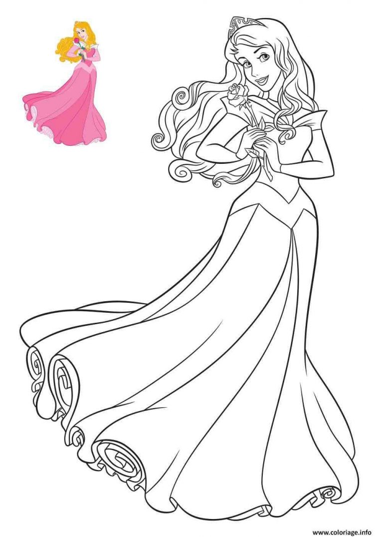 Coloriage Princesse » Vacances – Guide Voyage à Princesse Image Coloriage