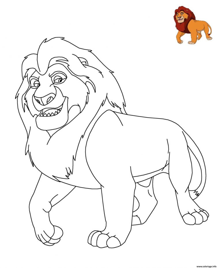 Coloriage Roi Lion Imprimer – Ti Bank serapportantà Dessin A Imprimer Du Preno Eva