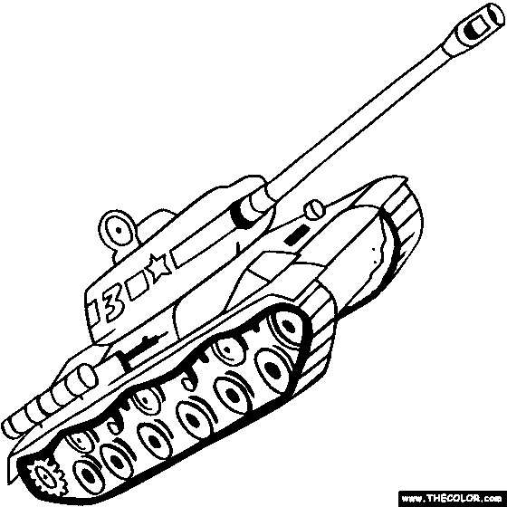 Coloriage Tank De Combat Simple Dessin Gratuit À Imprimer avec Dessin A Colorier World Of Tank