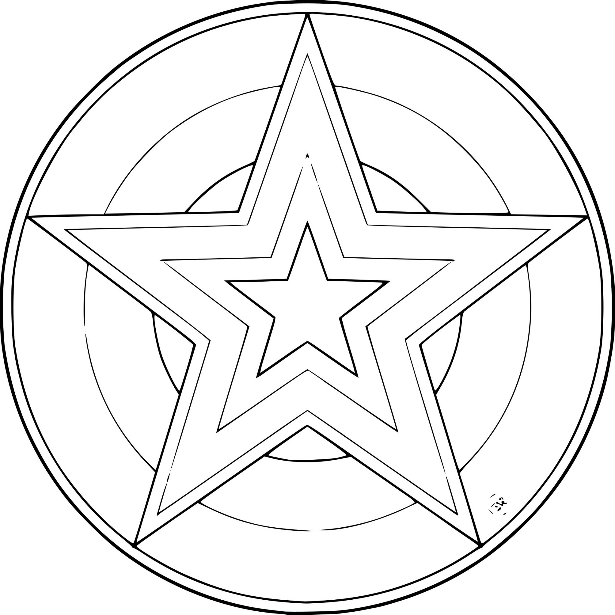 Coloriages À Imprimer : Etoile, Numéro : Eaf6612 pour Coloriages Etoies