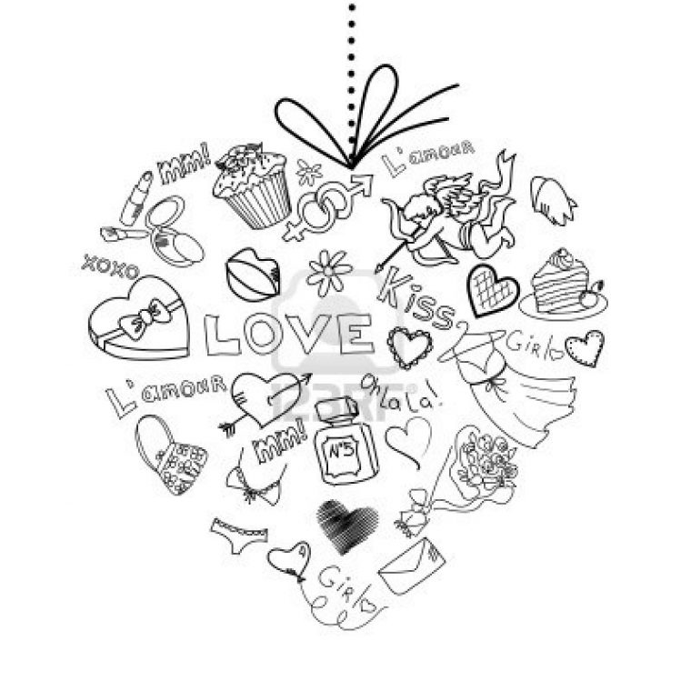 Coloriages À Imprimer : Saint-Valentin, Numéro : 161081 tout Dessin A Numacro St Valentin A Imprimer