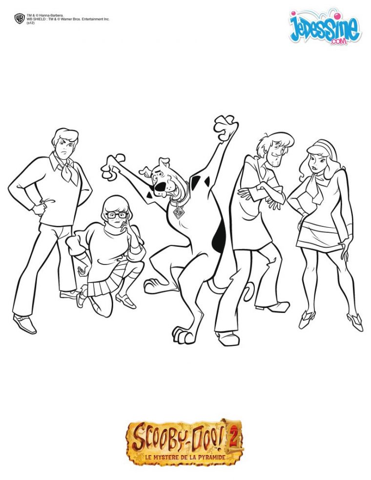 Coloriages Coloriage En Ligne Scooby-Doo – Fr.hellokids dedans Sia-Doo A Inprimer Coloriage