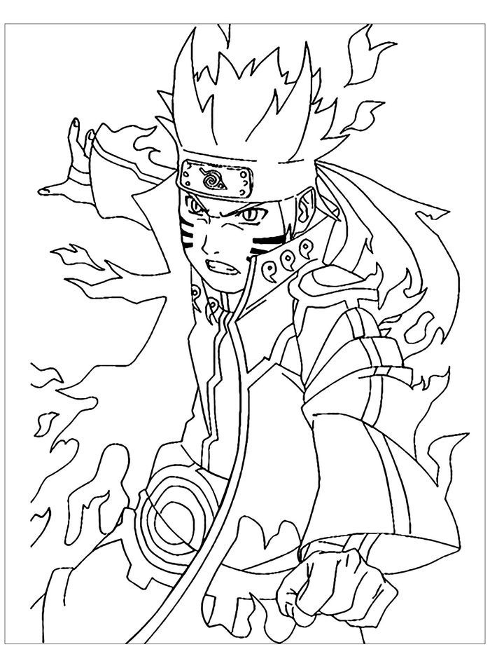 Coloring Pages For Adults Naruto | Naruto Coloring Pages dedans Coloriages Naruto Shipuden